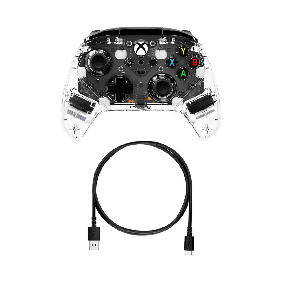 Joystick Hyperx Clutch Gladiate Rgb Color Transparente